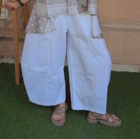 White Balloon Pants