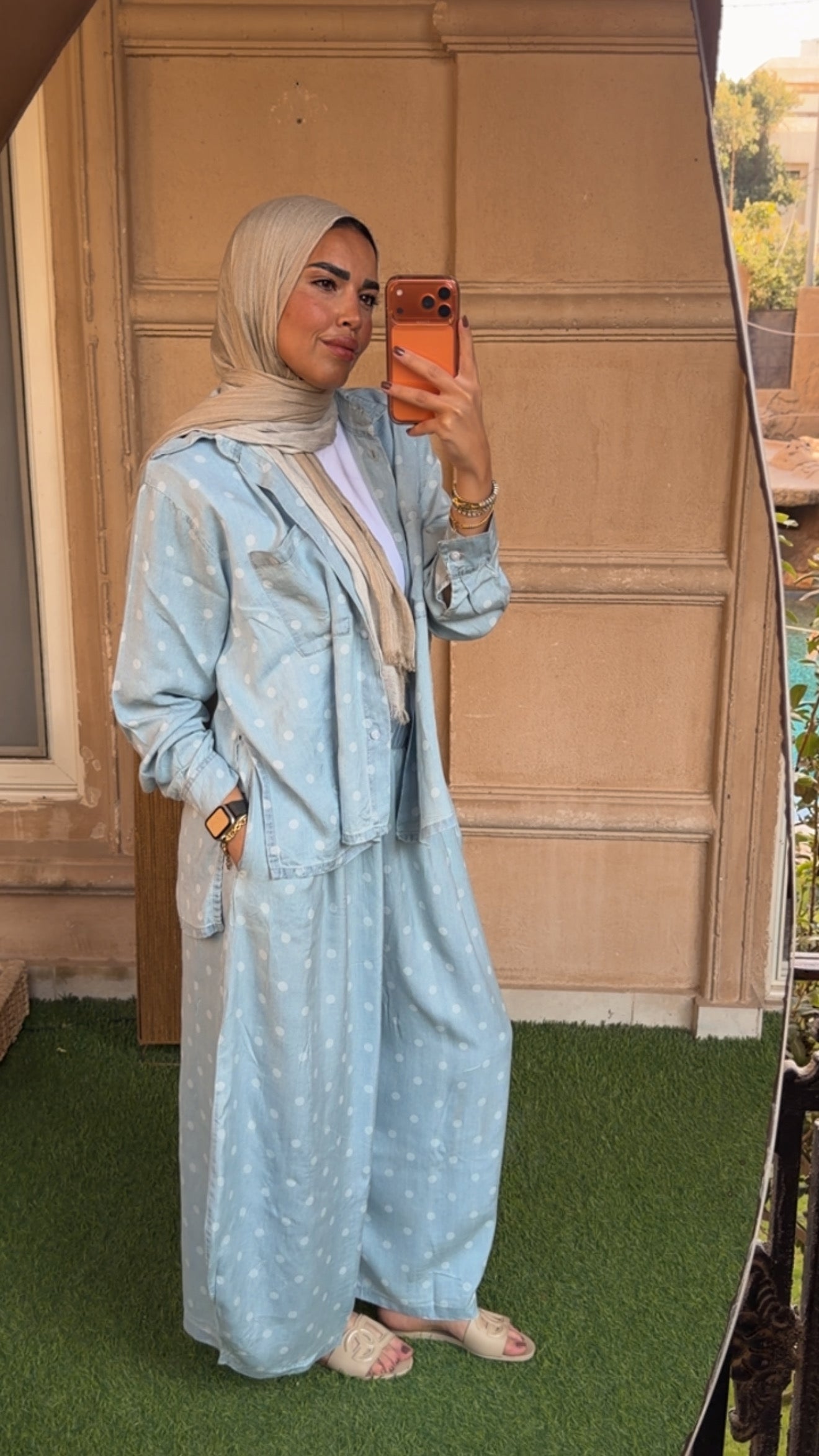 Polka Denim Set