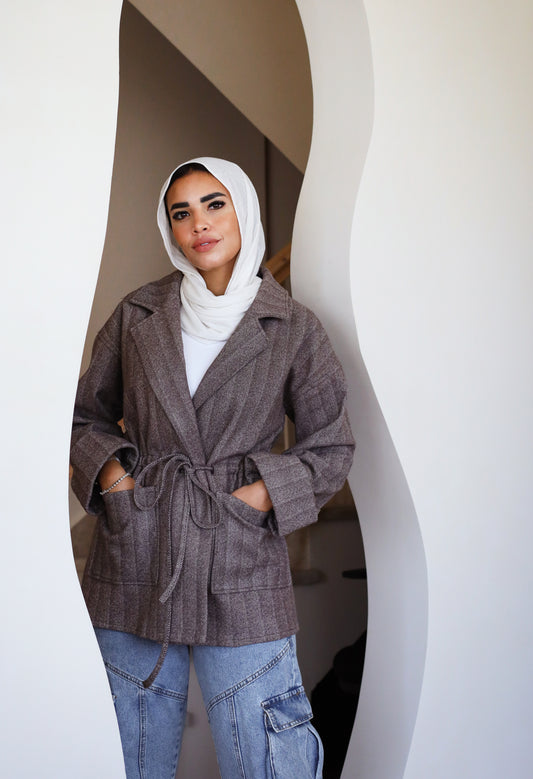 Wool Jacket — Brown