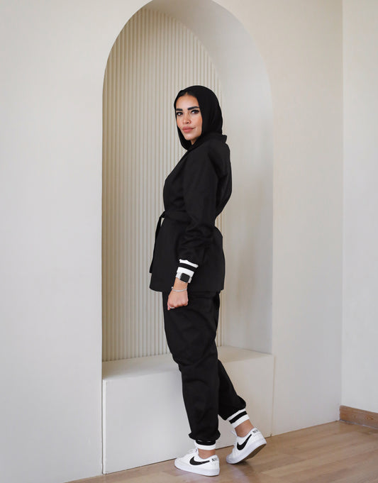 Black Blazer Set