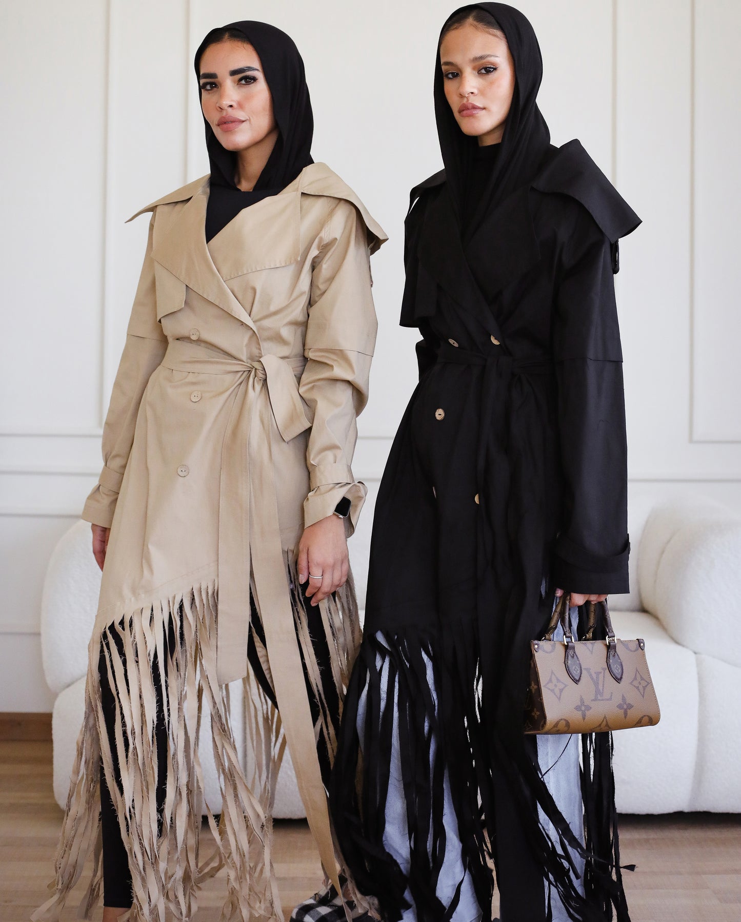 Fringe Trench Coat